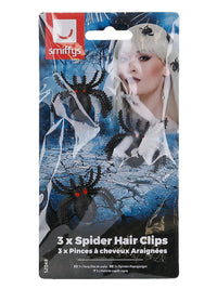 Spider Hair Clips, Black Dress Loud