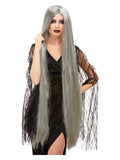 Witch Wig Extra Long, Grey Dress Loud