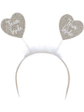 Team Bride Heart Boppers, White Dress Loud