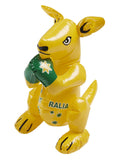 Inflatable Kangaroo, Yellow Dress Loud