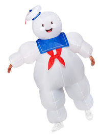 Ghostbusters Inflatable Stay Puft Costume Dress Loud