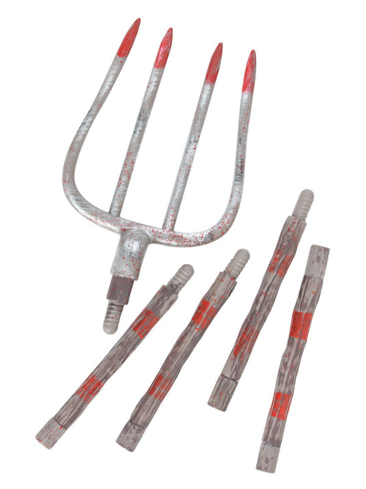 Extendable Bloody Pitchfork