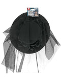 Gothic Black Widow Funeral Hat Dress Loud