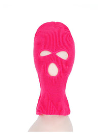Balaclava Ski Mask, Neon Pink Dress Loud
