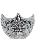 Deluxe Crystal Skull Half Face Mask Dress Loud