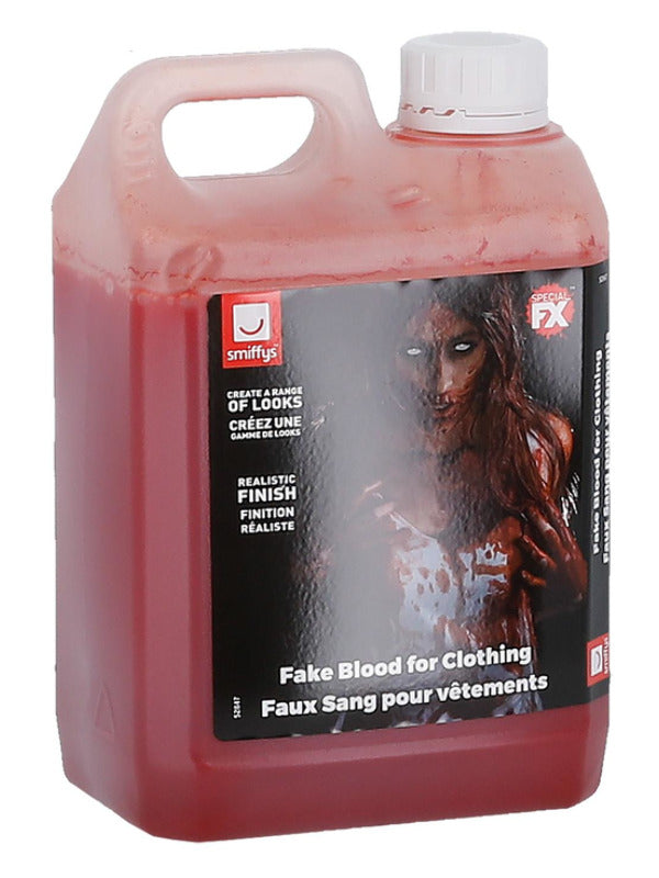 Smiffys FX, Clothing Fake Blood 2ltr Dress Loud