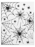 Spider Window Stickers, 1 Sheet Dress Loud
