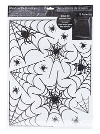Spider Window Stickers, 1 Sheet Dress Loud