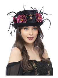 Floral Horn Top Hat Dress Loud