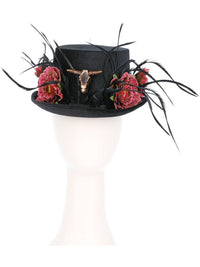 Floral Horn Top Hat Dress Loud