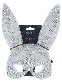 Fever Silver Jewel Bunny Mask Dress Loud