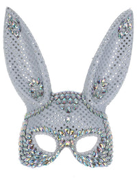 Fever Silver Jewel Bunny Mask Dress Loud