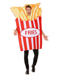 French Fries Costume, Red & White Dress Loud