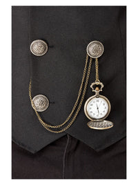 20s Pocket Fob Watch, Assorted Designs Dress Loud