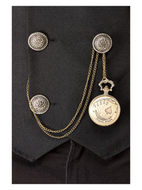 20s Pocket Fob Watch, Assorted Designs Dress Loud