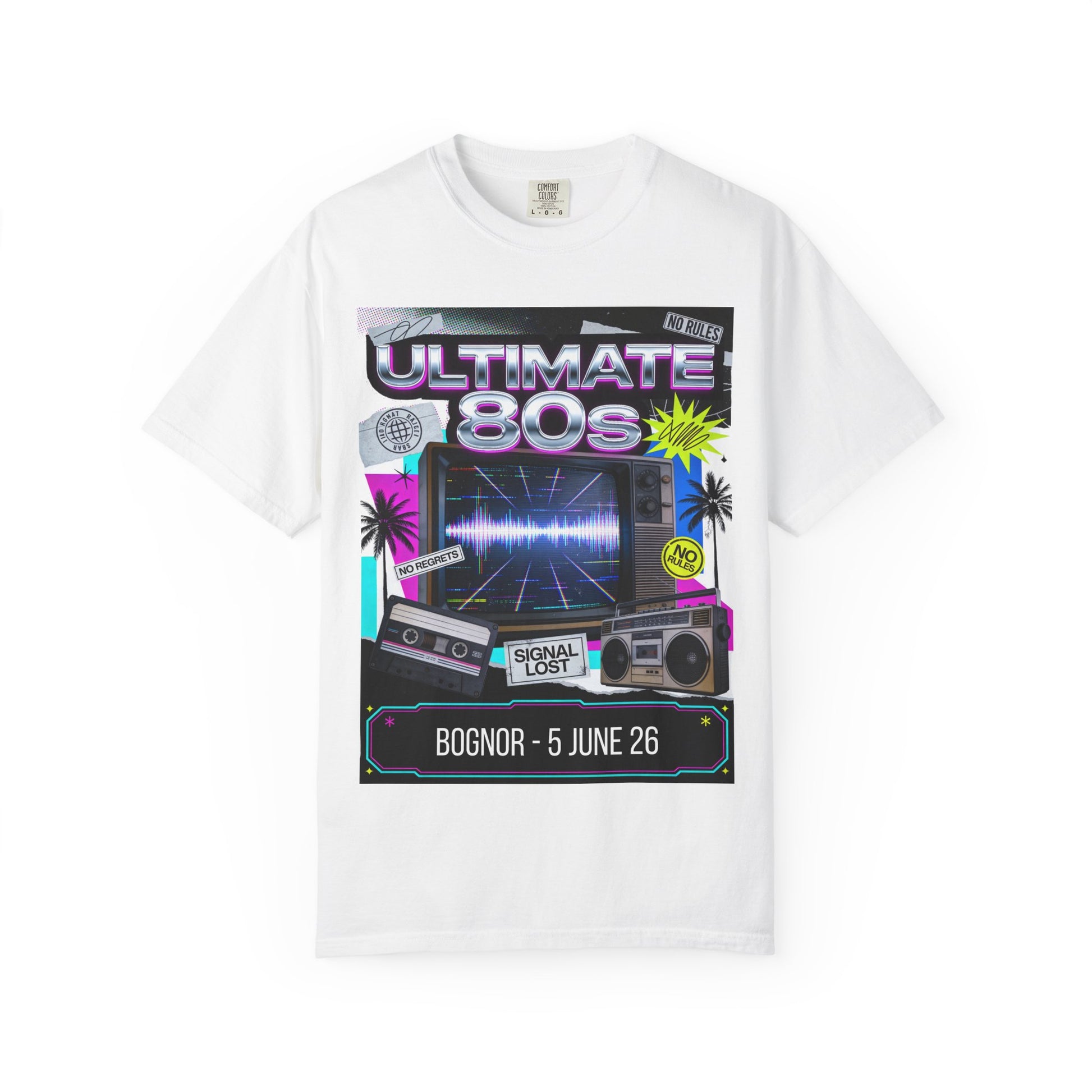 ULTIMATE 80s Bognor 5th June 2026 Statement TShirt Dress Loud