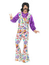 60s Groovy Hippie Costume, Multi-Coloured