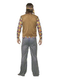 60s Singer Costume, Male, Multi-Coloured Dress Loud