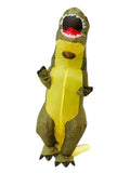 Inflatable T-Rex Dinosaur Costume, Green Dress Loud