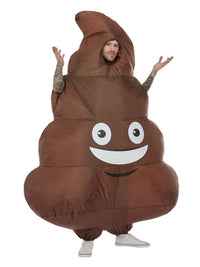 Inflatable Poop Costume, Brown Dress Loud