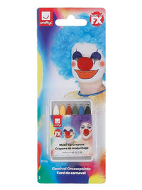 Smiffys Make-Up FX, Carnival Face/Body Crayons, Dress Loud