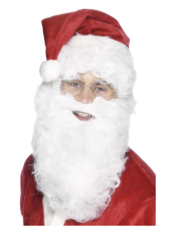 Santa Beard, White Dress Loud