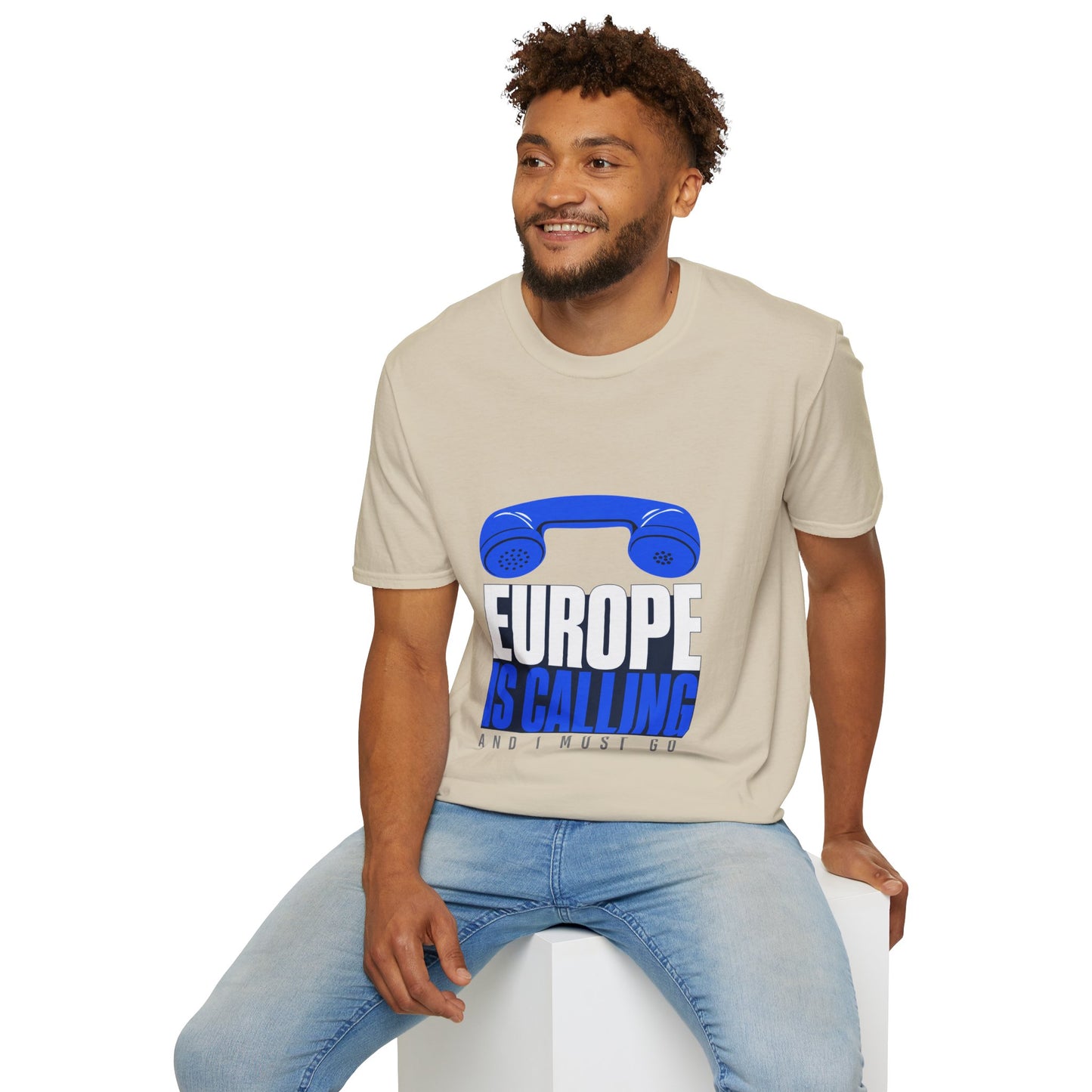 Europe Is Calling T-Shirt — Travel Tee "Europe Is Calling and I Must Go"