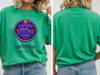 Personalised Ultimate '80s Big Weekender Tee | Custom Certified 80s Icon Event Shirt Dress Loud
