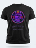 Personalised Ultimate '80s Big Weekender Tee | Custom Certified 80s Icon Event Shirt Dress Loud