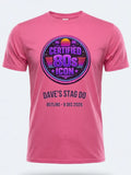Personalised Ultimate '80s Big Weekender Tee | Custom Certified 80s Icon Event Shirt Dress Loud
