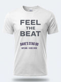 Personalised Replay Big Weekender Tee — white tee, front view