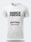Personalised Replay Big Weekender Tee — white tee, front view
