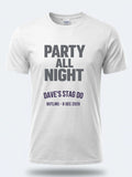 Personalised Replay Big Weekender Tee — white tee, front view