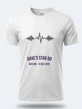 Personalised Replay Big Weekender Tee — white tee, front view