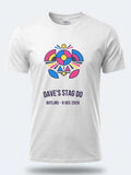 Personalised Replay Big Weekender Tee — white tee, front view