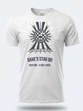 Personalised Replay Big Weekender Tee — white tee, front view