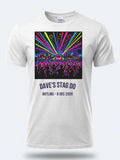 Personalised Replay Big Weekender Tee — white tee, front view