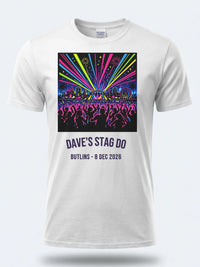 Personalised Replay Big Weekender Tee — white tee, front view