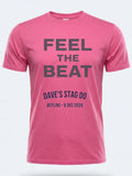 Personalised Replay Big Weekender Tee — pink tee, front view