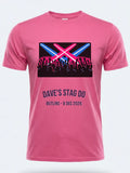 Personalised Replay Big Weekender Tee — pink tee, front view