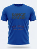 Personalised Replay Big Weekender Tee — royal blue tee, front view