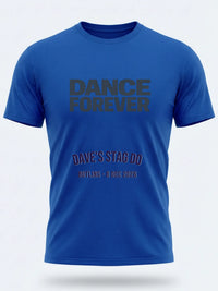 Personalised Replay Big Weekender Tee — royal blue tee, front view