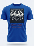 Personalised Replay Big Weekender Tee — royal blue tee, front view
