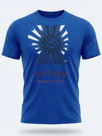 Personalised Replay Big Weekender Tee — royal blue tee, front view