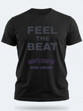 Personalised Replay Big Weekender Tee — black tee, front view