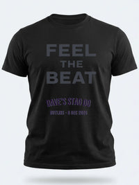 Personalised Replay Big Weekender Tee — black tee, front view