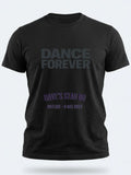 Personalised Replay Big Weekender Tee — black tee, front view