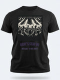 Personalised Replay Big Weekender Tee — black tee, front view