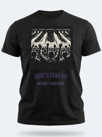 Personalised Replay Big Weekender Tee — black tee, front view