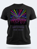 Personalised Replay Big Weekender Tee — black tee, front view